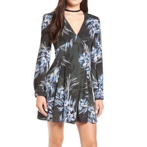 Astr the Label Mabel lace-up back floral dress